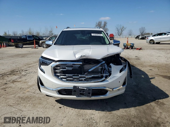2020 GMC Terrain Denali with VIN 3GKALXEX1LL327349, listed as a Copart auction lot 51839235 with 67,088 mi miles and Salvage title. Bid and sale history available at DreamBid. Image 5.