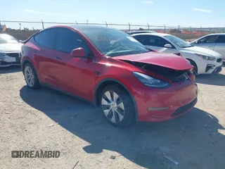 2020 Tesla Model Y Long Range with VIN 5YJYGDEE9LF009523, listed as a IAAI auction lot 41696782 with 84,409 mi miles and . Bid and sale history available at DreamBid. Image 1.