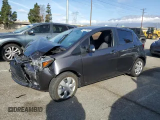 2015 Toyota Yaris L with VIN VNKKTUD33FA039266, listed as a Copart auction lot 47267365 with 76,918 mi miles and Non Repairable. Bid and sale history available at carsss.com. Image 1.
