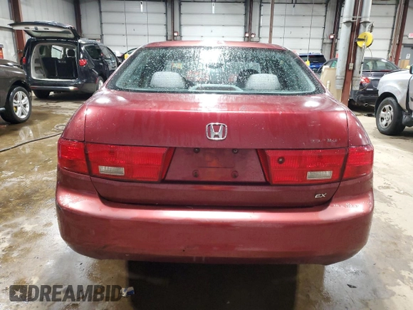 2005 Honda Accord EX z VIN 1HGCM56715A098168, wystawiony jako Copart lot #58300045 z przebiegiem 290 185 mil mil oraz Szkoda całkowita • Salvage title. Historia ofert i sprzedaży dostępna na DreamBid. Obrazek 6.