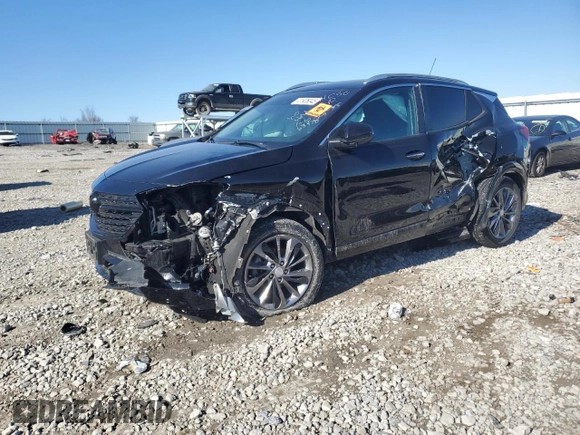 2021 Buick Encore GX Select with VIN KL4MMDS2XMB058746, listed as a Copart auction lot 41926045 with 42,738 mi miles and Salvage title. Bid and sale history available at DreamBid. Image 1.