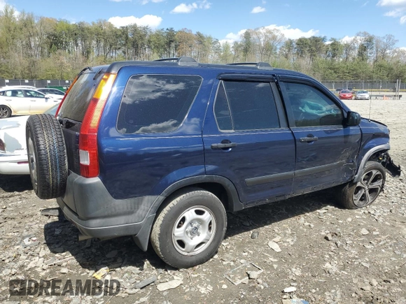 2004 Honda CR-V LX with VIN SHSRD68404U200723, listed as a Copart auction lot 53235115 with 105,164 mi miles and Salvage Title. Bid and sale history available at carsss.com. Image 3.