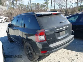 2017 Jeep Compass 75th Anniversary Edition with VIN 1C4NJDBBXHD167754, listed as a IAAI auction lot 41705567 with 113,973 mi miles. Bid and sale history available at carsss.com. Image 3.