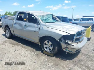 2009 Dodge 1500 SLT with VIN 1D3HB13P99J523611, listed as a IAAI auction lot 42312295 with 129,482 mi miles and . Bid and sale history available at DreamBid. Image 1.