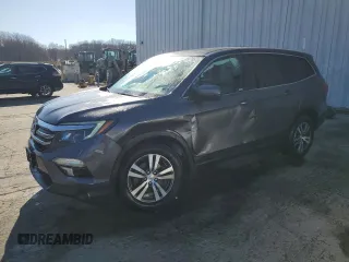 2018 Honda Pilot EX-L with VIN 5FNYF6H59JB066733, listed as a Copart auction lot 50876575 with 135,379 mi miles and Salvage Title. Bid and sale history available at carsss.com. Image 1.