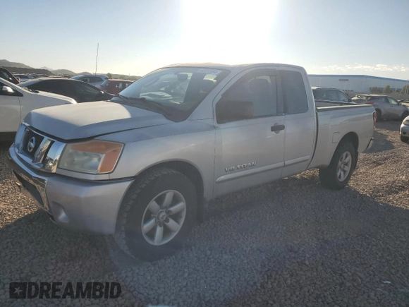 2010 Nissan Titan SE with VIN 1N6AA0CA5AN308613, listed as a Copart auction lot 82812894 with 98,887 mi miles and Salvage Title. Bid and sale history available at carsss.com. Image 1.
