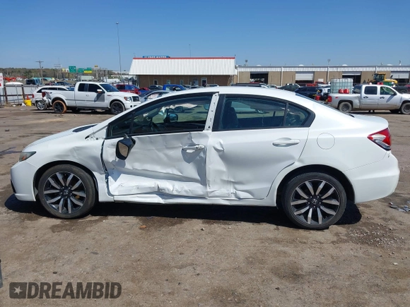 2015 Honda Civic EX-L with VIN 19XFB2F97FE041196, listed as a IAAI auction lot 41951880 with 95,797 mi miles and . Bid and sale history available at DreamBid. Image 14.