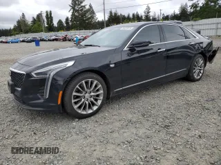 2019 Cadillac CT6 Premium Luxury AWD z VIN 1G6KD5RSXKU120465, wystawiony jako Copart lot #56023075 z przebiegiem 107 309 mil mil oraz Szkoda całkowita • Salvage title. Historia ofert i sprzedaży dostępna na DreamBid. Obrazek 1.