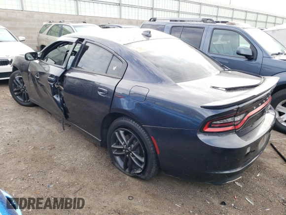 2019 Dodge Charger SXT with VIN 2C3CDXJGXKH542327, listed as a Copart auction lot 76716243 with Not Provided miles and Salvage Title. Bid and sale history available at DreamBid. Image 2.