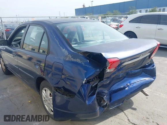 2003 Honda Civic LX with VIN 2HGES16553H561692, listed as a IAAI auction lot 41993872 with 201,413 mi miles and . Bid and sale history available at DreamBid. Image 6.