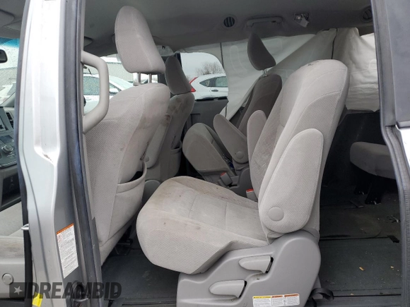 2017 Toyota Sienna LE with VIN 5TDJZ3DC5HS173988, listed as a Copart auction lot 46996375 with 67,971 mi miles and Salvage Title. Bid and sale history available at carsss.com. Image 11.