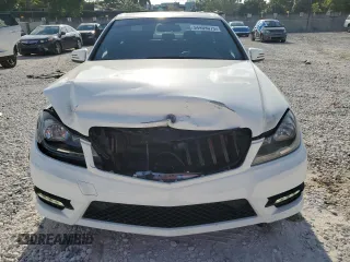 2014 Mercedes-Benz C C 250 Sport with VIN WDDGF4HBXEA955843, listed as a Copart auction lot 54499075 with 122,933 mi miles and Salvage Title. Bid and sale history available at carsss.com. Image 5.