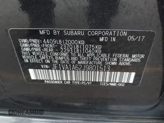 2018 Subaru WRX with VIN JF1VA1A62J9801513, listed as a IAAI auction lot 41582417 with 73,214 mi miles and . Bid and sale history available at DreamBid. Image 9.