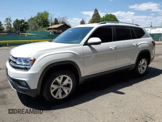 2018 Volkswagen Atlas SE z VIN 1V2LR2CA3JC578563, wystawiony jako Copart lot #58922395 z przebiegiem 68 973 mil mil oraz Szkoda całkowita • Salvage title. Historia ofert i sprzedaży dostępna na DreamBid. Obrazek 1.