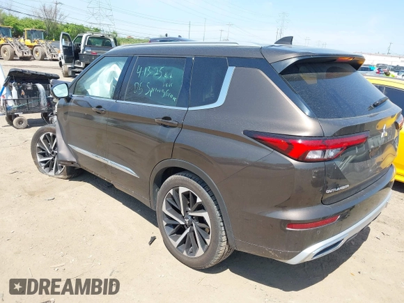 2022 Mitsubishi Outlander SEL z VIN JA4J4VA83NZ073287, wystawiony jako IAAI lot #42059579 z przebiegiem 45 092 mil mil oraz . Historia ofert i sprzedaży dostępna na DreamBid. Obrazek 3.