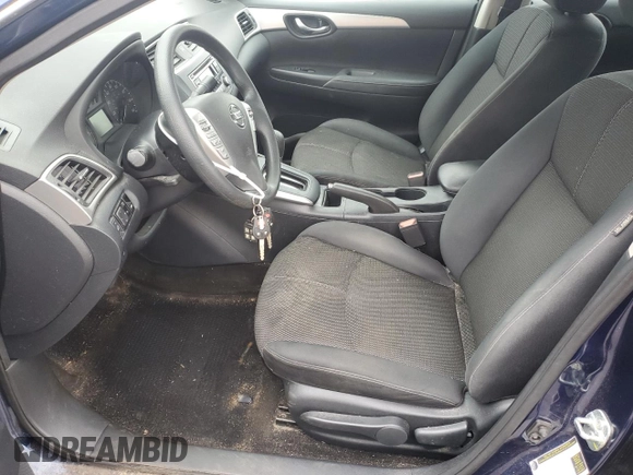 2017 Nissan Sentra S with VIN 3N1AB7APXHY328727, listed as a Copart auction lot 60893635 with 69,822 mi miles and Salvage title. Bid and sale history available at DreamBid. Image 7.