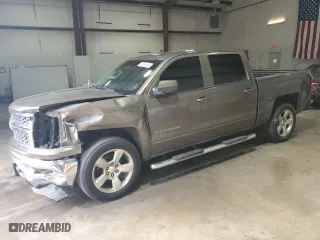 2015 Chevrolet Silverado 1500 LT with VIN 3GCPCREC7FG409999, listed as a Copart auction lot 43691095 with 150,946 mi miles and Salvage Title. Bid and sale history available at carsss.com. Image 1.