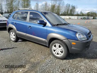 2006 Hyundai Tucson GLS with VIN KM8JN12DX6U393613, listed as a Copart auction lot 52649755 with 220,571 mi miles and Clean Title. Bid and sale history available at carsss.com. Image 4.