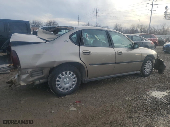 2001 Chevrolet Impala with VIN 2G1WF52E119250829, listed as a Copart auction lot 44790935 with 105,813 mi miles and Salvage Title. Bid and sale history available at carsss.com. Image 3.