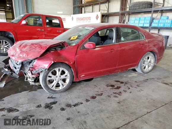 2012 Ford Fusion SE с VIN 3FAHP0HG8CR149105, выставлен на аукционе Copart как лот 56929595 с пробегом Не указан миль и Списание • Salvage title. История ставок и продаж доступна на DreamBid. Изображение 1.