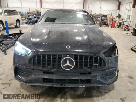 2023 Mercedes-Benz C 43 AMG with VIN W1KAF8HB4PR105840, listed as a Copart auction lot 42127305 with 16,712 mi miles and Salvage Title. Bid and sale history available at DreamBid. Image 5.