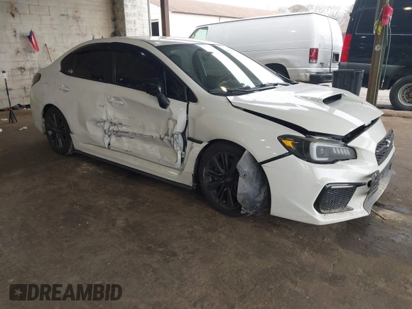 2020 Subaru WRX with VIN JF1VA1A63L9828075, listed as a IAAI auction lot 41716792 with 34,772 mi miles. Bid and sale history available at carsss.com. Image 1.