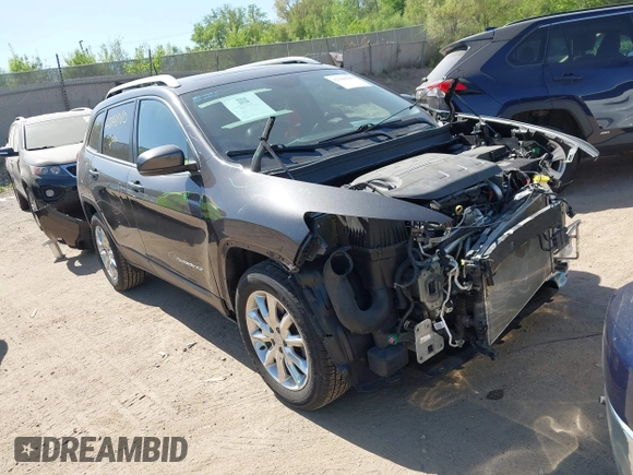 2017 Jeep Cherokee Limited with VIN 1C4PJMDS8HW631165, listed as a IAAI auction lot 42248180 with 57,448 mi miles and . Bid and sale history available at DreamBid. Image 1.