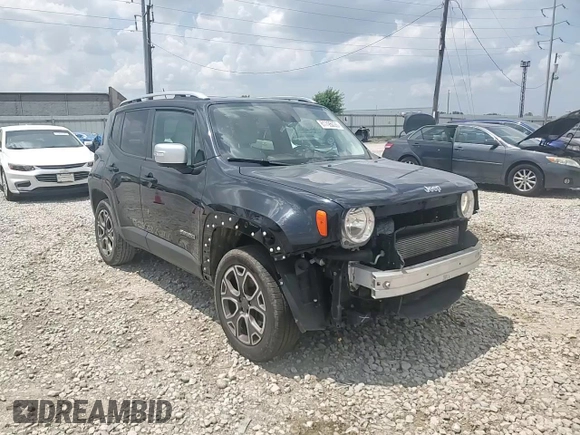 2016 Jeep Renegade Limited with VIN ZACCJBDT5GPC61266, listed as a Copart auction lot 61795035 with 125,784 mi miles and Salvage title. Bid and sale history available at DreamBid. Image 15.