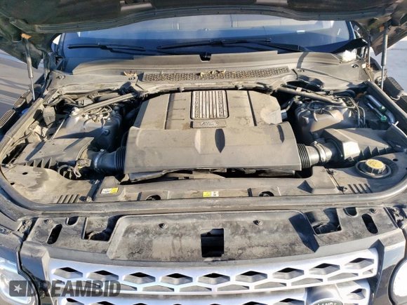 2017 Land Rover Range Rover Sport HSE with VIN SALWR2FV7HA125526, listed as a Copart auction lot 46792585 with 97,676 mi miles and Salvage Title. Bid and sale history available at carsss.com. Image 12.