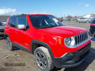 2018 Jeep Renegade Limited with VIN ZACCJBDB9JPG95432, listed as a IAAI auction lot 41723566 with 96,668 mi miles and . Bid and sale history available at DreamBid. Image 1.