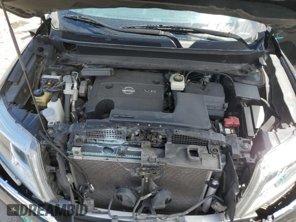 2015 Nissan Pathfinder SV with VIN 5N1AR2MN8FC628824, listed as a Copart auction lot 54905785 with 91,158 mi miles and Salvage title. Bid and sale history available at DreamBid. Image 12.