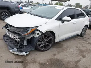 2020 Toyota Corolla XSE with VIN 5YFT4RCE4LP050195, listed as a IAAI auction lot 41895558 with 95,575 mi miles. Bid and sale history available at carsss.com. Image 18.