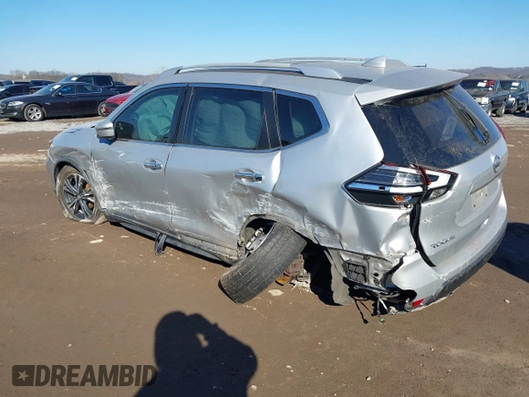 2017 Nissan Rogue SL with VIN JN8AT2MT0HW380062, listed as a IAAI auction lot 41327848 with Not Provided miles and . Bid and sale history available at DreamBid. Image 3.