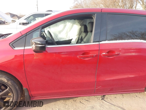 2023 Honda Odyssey Sport z VIN 5FNRL6H70PB014642, wystawiony jako IAAI lot #41094317 z przebiegiem 34 596 mil mil oraz . Historia ofert i sprzedaży dostępna na DreamBid. Obrazek 15.