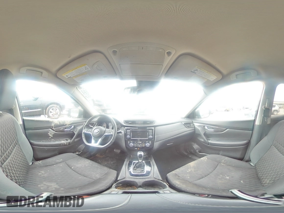 2019 Nissan Rogue SV with VIN 5N1AT2MT7KC829124, listed as a Copart auction lot 45156515 with 100,563 mi miles and Salvage Title. Bid and sale history available at carsss.com. Image 14.