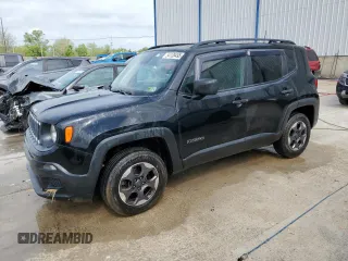 2018 Jeep Renegade Sport with VIN ZACCJBAB6JPH56241, listed as a Copart auction lot 54139495 with 152,693 mi miles and Salvage title. Bid and sale history available at DreamBid. Image 1.