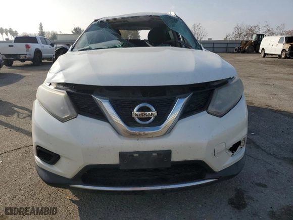 2016 Nissan Rogue SV with VIN KNMAT2MT6GP630893, listed as a Copart auction lot 83268564 with 0 miles and Salvage Title. Bid and sale history available at carsss.com. Image 5.