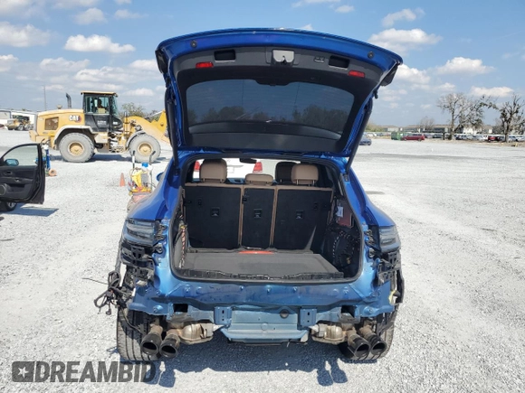 2020 Porsche Macan GTS with VIN WP1AG2A56LLB56387, listed as a Copart auction lot 44793335 with 37,916 mi miles and Salvage Title. Bid and sale history available at DreamBid. Image 6.