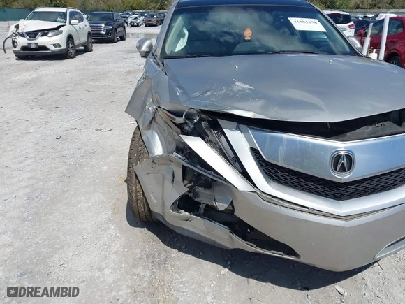 2010 Acura ZDX Tech Pkg with VIN 2HNYB1H48AH501364, listed as a IAAI auction lot 41881158 with 160,937 mi miles. Bid and sale history available at carsss.com. Image 6.