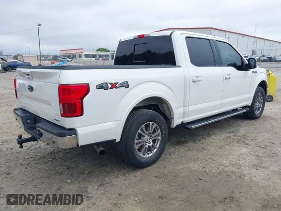 2020 Ford F-150 XL with VIN 1FTEW1EP3LKF23733, listed as a IAAI auction lot 41917601 with 91,082 mi miles. Bid and sale history available at carsss.com. Image 4.