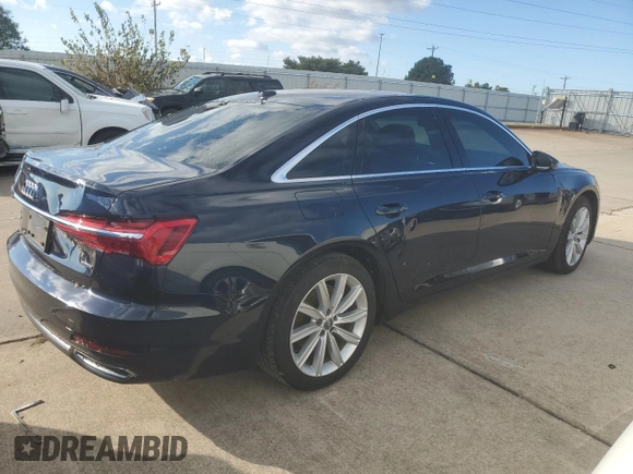 2019 Audi A6 Premium with VIN WAUD8AF22KN129224, listed as a Copart auction lot 80360184 with 48,786 mi miles and Salvage Title. Bid and sale history available at carsss.com. Image 3.