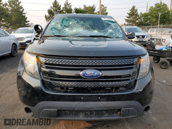 2014 Ford Utility Police Interceptor with VIN 1FM5K8AR3EGC27060, listed as a Copart auction lot 64176954 with 0 mi miles and Clean Title. Bid and sale history available at carsss.com. Image 5.