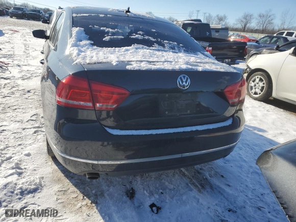 2013 Volkswagen Passat SEL Premium with VIN 1VWCM7A34DC097482, listed as a Copart auction lot 41474315 with 196,268 mi miles and Salvage Title. Bid and sale history available at carsss.com. Image 6.