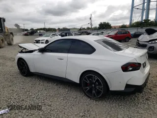2022 BMW 2 Series M240i xDrive with VIN 3MW53CM06N8C78548, listed as a Copart auction lot 72563094 with 30,129 mi miles and Salvage Title. Bid and sale history available at carsss.com. Image 2.