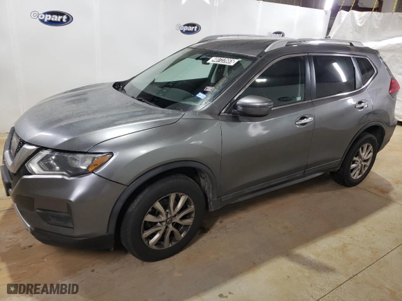 2017 Nissan Rogue SV with VIN 5N1AT2MV3HC856542, listed as a Copart auction lot 48722665 with 170,465 mi miles and Clean Title. Bid and sale history available at carsss.com. Image 1.