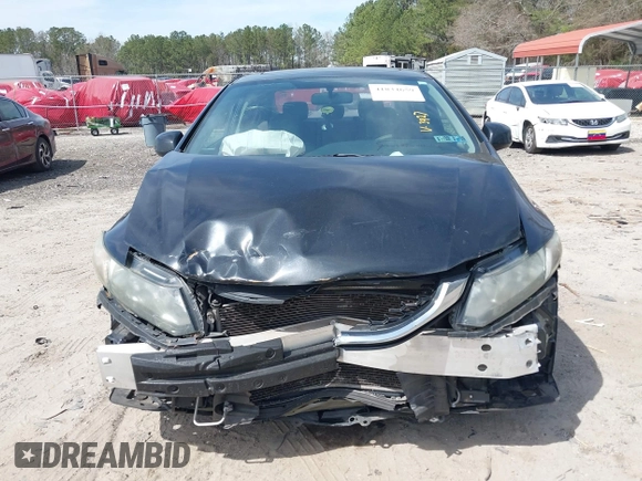 2013 Honda Civic EX with VIN 19XFB2F80DE253927, listed as a IAAI auction lot 41834659 with 177,558 mi miles and . Bid and sale history available at DreamBid. Image 6.