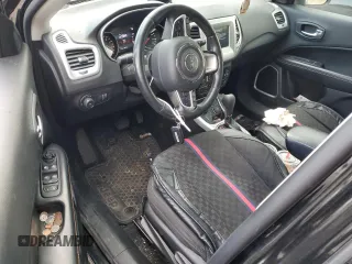 2019 Jeep Compass Sport with VIN 3C4NJDAB4KT683191, listed as a Copart auction lot 58890005 with 181,241 mi miles and Salvage title. Bid and sale history available at DreamBid. Image 8.