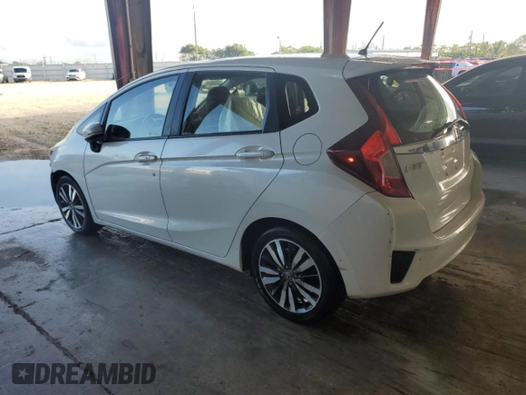 2017 Honda Fit EX-L with VIN JHMGK5H88HS019989, listed as a Copart auction lot 45152345 with 96,770 mi miles and Salvage Title. Bid and sale history available at DreamBid. Image 2.