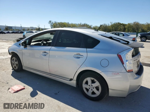 2011 Toyota Prius I with VIN JTDKN3DUXB5331666, listed as a Copart auction lot 48072425 with 121,395 mi miles and Salvage Title. Bid and sale history available at DreamBid. Image 2.
