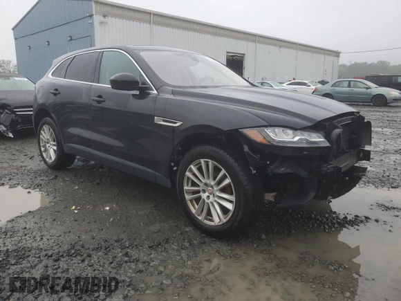 2018 Jaguar F-Pace 25t Prestige with VIN SADCK2FX8JA272822, listed as a Copart auction lot 56143405 with 133,710 mi miles and Salvage title. Bid and sale history available at DreamBid. Image 4.